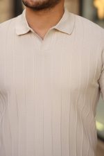 Erkek çizgi Kabartmalı Uzun Kollu Triko - Görsel 3