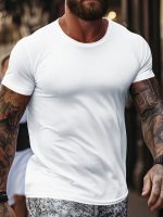 Erkek Kısa Kollu Bisiklet Yaka Viskon Bluz - Görsel 3