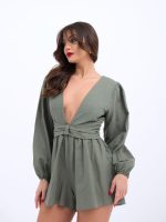 6528 TULUM ELBİSE-HAKİ - Görsel 3