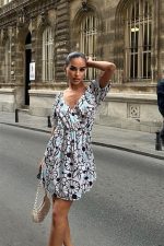 Lindsey Çiçek Desenli Elbise 2276-10