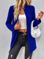 Kadın Uzun Kollu önü Açık Uzun Modal Ceket - Görsel 3