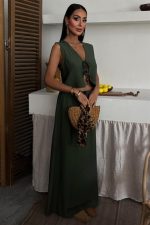 Yelek Önden Bağlamalı Uzun Etekli Takım 10192 - Görsel 3