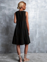 Kadın Bisiklet Yaka Aerobin Elbise - Görsel 3