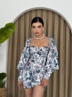 Arlon Balon Kollu Mini Elbise - Görsel 2