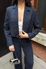 Renata Çizgili Pantolon Takım 9568-24 - Görsel 3