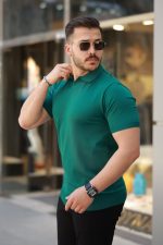 Erkek Hemşire Yaka Kısa Kollu Tişört - Görsel 2