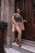 Kadın Uzun Kollu Krep üçlü Takım - Görsel 2