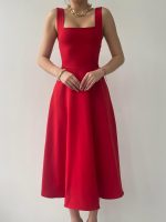 Neapolitan Askılı Elbise - Görsel 2