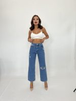 6288 KOT PANTOLON-MAVİ - Görsel 3