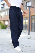 Erkek Kadife Baggy Pantolon - Görsel 2