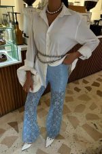 İçi Astarlı Dantel Pantolon 0081 - Görsel 3