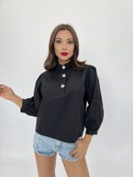 7043 GÖMLEK-SİYAH - Görsel 2