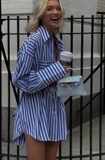 Kadın Gömlek -elbise çizgili Desen - Görsel 3