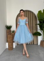 Helena Tül Elbise - Görsel 2