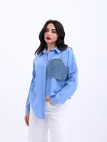 5419 GÖMLEK-KOYU MAVİ - Görsel 3