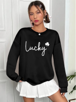 Kadın Uzun Kollu Bisiklet Yaka Viskon Iki Iplik Bluz - Görsel 3