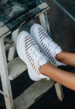 Wina Beyaz Triko Spor Ayakkabı - Görsel 3