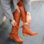 Milla Taba Cilt Tak Çıkar Topuklu Bot Ve Çizme - Görsel 5