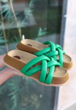 Tenda Yeşil Cilt Terlik - Görsel 2