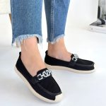 Wata Siyah Triko Babet Ayakkabı - Görsel 4