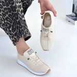 Fiert Bej Cilt Bağcıklı Spor Ayakkabı - Görsel 4