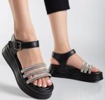 Lalen Siyah Kemerli Sandalet - Görsel 4