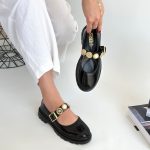 Okira Siyah Rugan Oxford Ayakkabı - Görsel 4