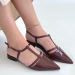 Canca Bordo Rugan Babet Ayakkabı - Görsel 4