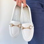 Rain Beyaz Cilt Babet Ayakkabı - Görsel 4