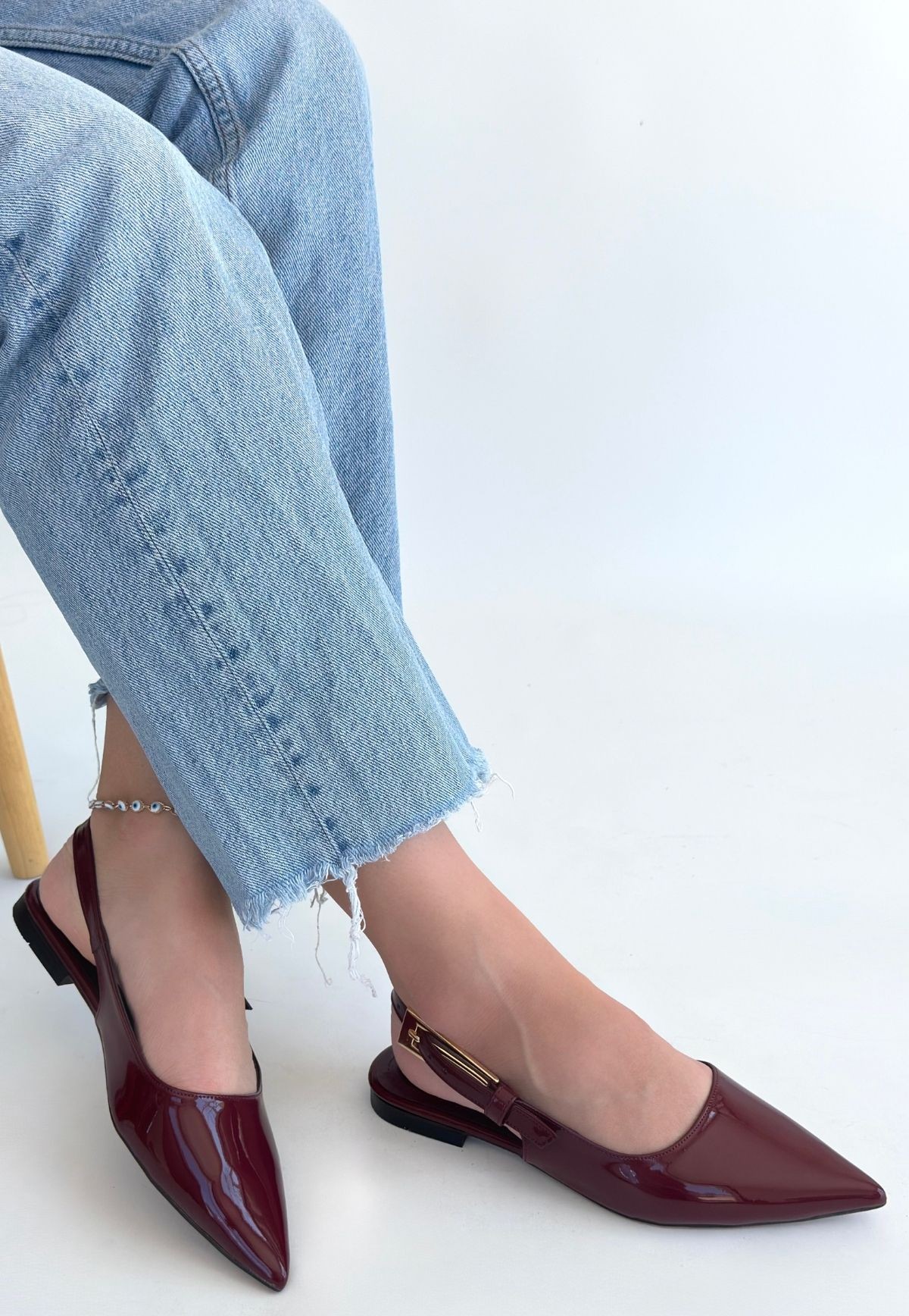 pro_erb175621967368adc919924f4 Ummar Bordo Rugan Babet Ayakkabı - Görsel 1