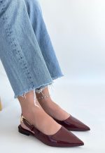 Ummar Bordo Rugan Babet Ayakkabı - Görsel 3