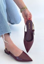 Ummar Bordo Rugan Babet Ayakkabı - Görsel 2