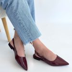 Ummar Bordo Rugan Babet Ayakkabı - Görsel 4