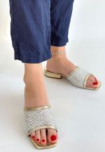 Ortu Gold Cilt İşlemeli Terlik - Görsel 2