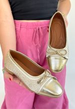 Etya Gold Cilt Babet Ayakkabı - Görsel 2