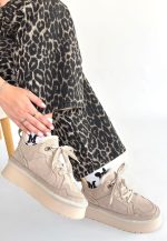 Muden Bej Süet Bağcıklı Bot - Görsel 2