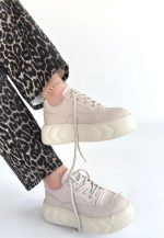 Emwa Bej Cilt Bağcıklı Spor Ayakkabı - Görsel 2