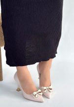 Coby Bej Rugan Topuklu Ayakkabı - Görsel 2