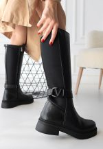 Diona Siyah Cilt Çizme - Görsel 2