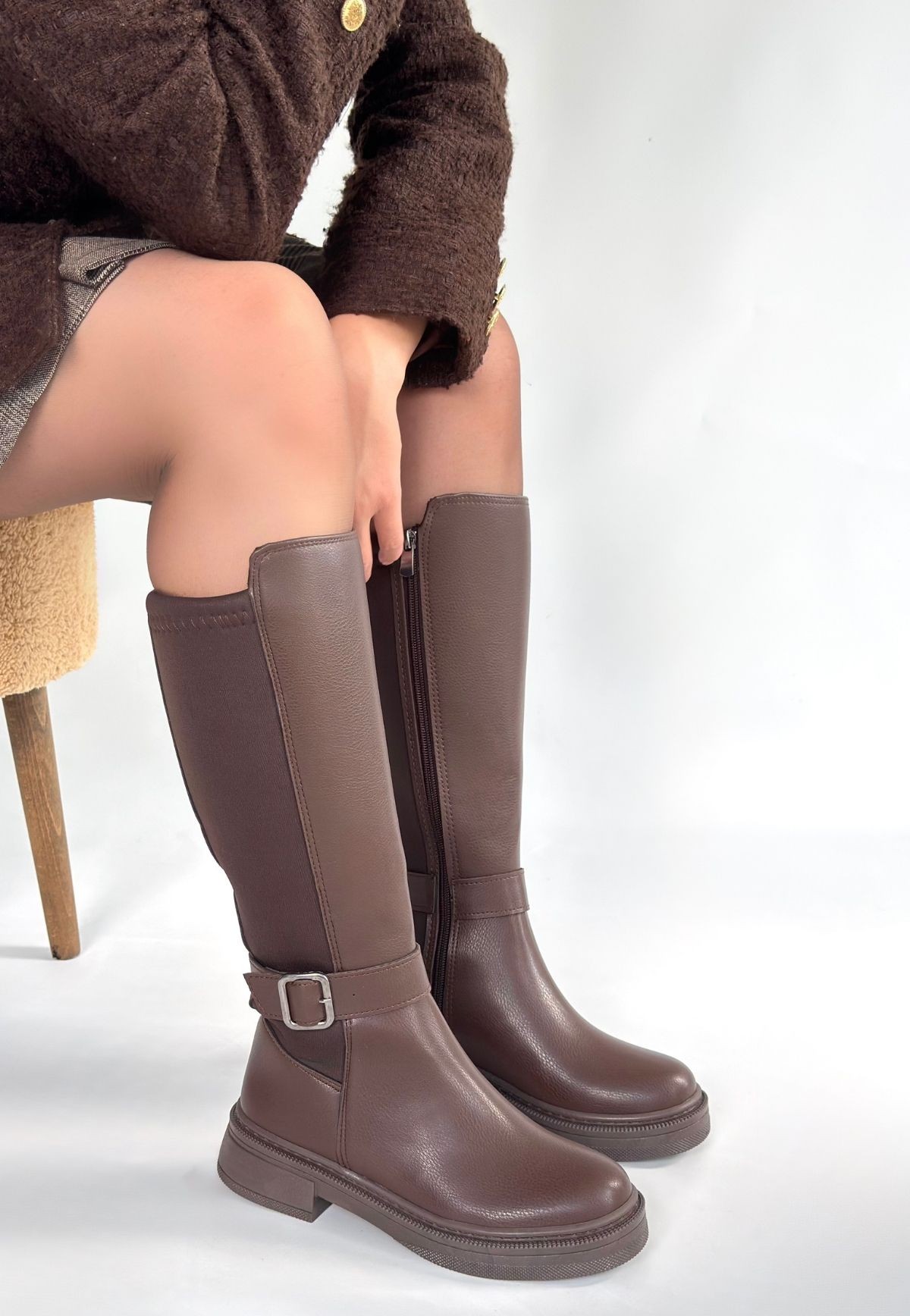 pro_erb176034404968ecb7f11529e Zinda Kahverengi Cilt Çizme - Görsel 1