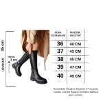 Diona Siyah Cilt Çizme - Görsel 5