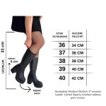 Disan Siyah Cilt Topuklu Çizme - Görsel 5