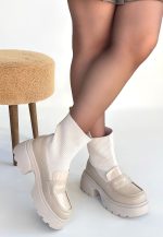 Wanye Bej Cilt Cilt Streçli Bot - Görsel 3