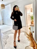 Kadın Uzun Kollu Tül Detay Sandy Mini Boy Elbise - Görsel 3