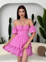 Vingo Mini Elbise - Görsel 3