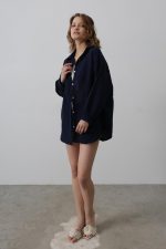 Gömlek - Lacivert - Görsel 2