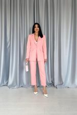 Pudra Ceket Takım - Görsel 2