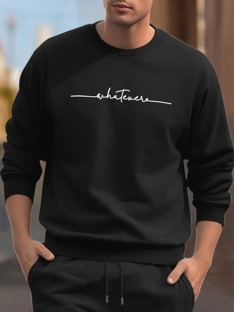 f9a44b8309290d3fedbd Erkek Uzun Kollu Baskı Detaylı Iki Iplik Sweet - Görsel 1