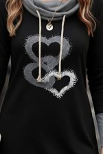 Kadın Uzun Kollu Balıkçı Yaka Bağcıklı Iki Iplik Elbise - Görsel 2