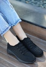 Wina Siyah Triko Spor Ayakkabı - Görsel 4